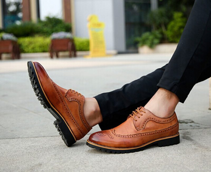 giày nam đẹp Brogues - elle man