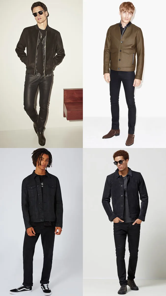 quan jeans nam - waxed denim - elle man