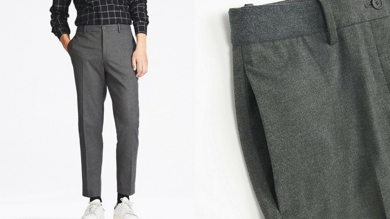 quần dài nam - quần relaxed Uniqlo 1.1 - elle man