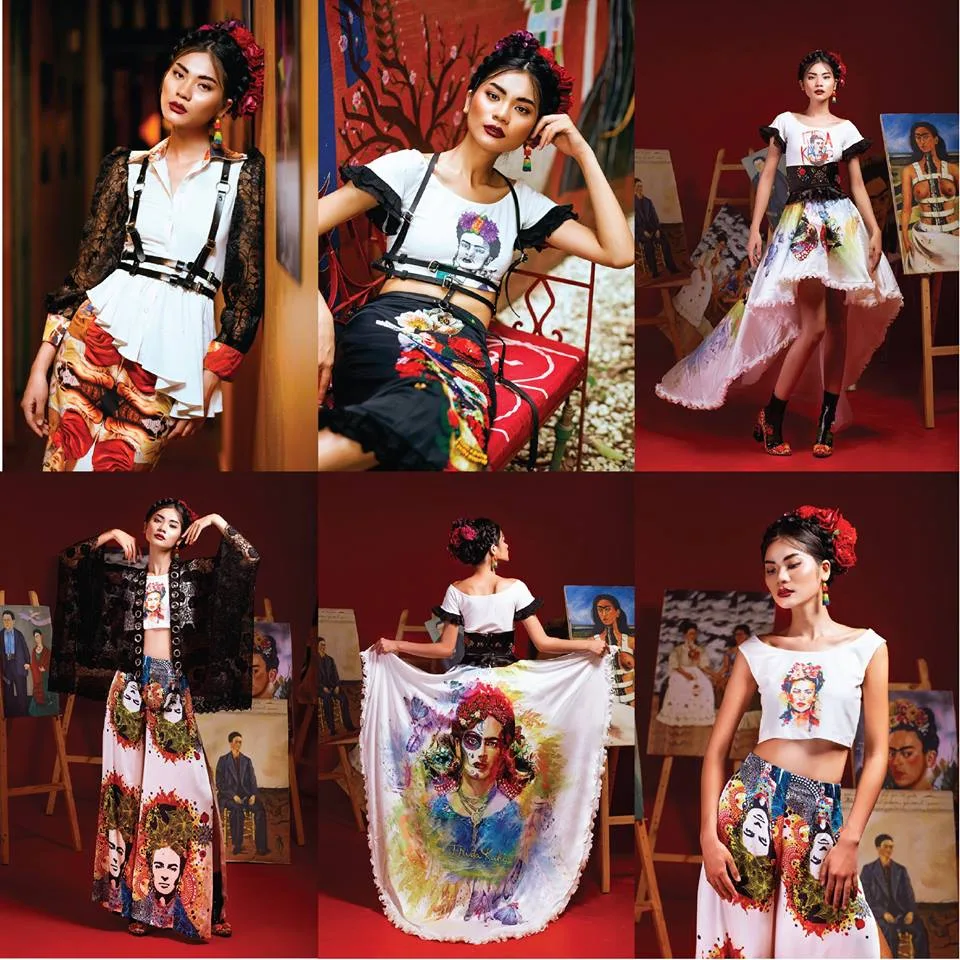 Bài thi của bạn Hoang Dung Tu – London College of Fashion Design năm 2016. Ảnh: ELLE Việt Nam