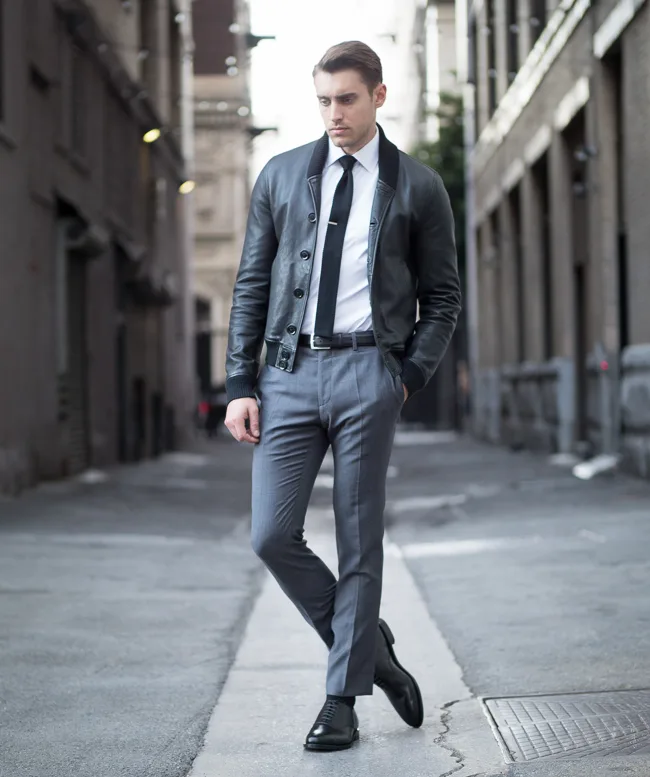 Spread Collar Jacket