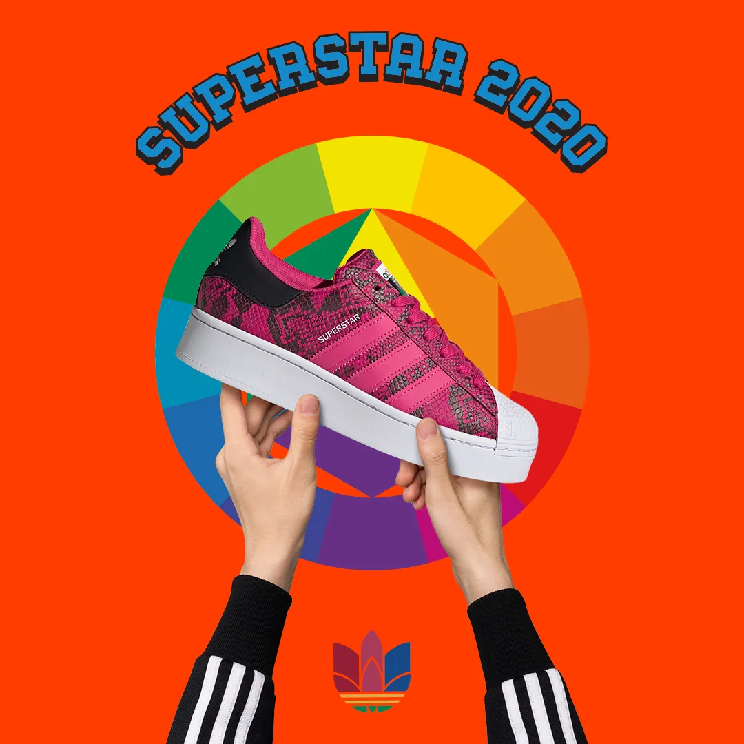 thiết kế giày adidas superstar bold 2020 cho nữ