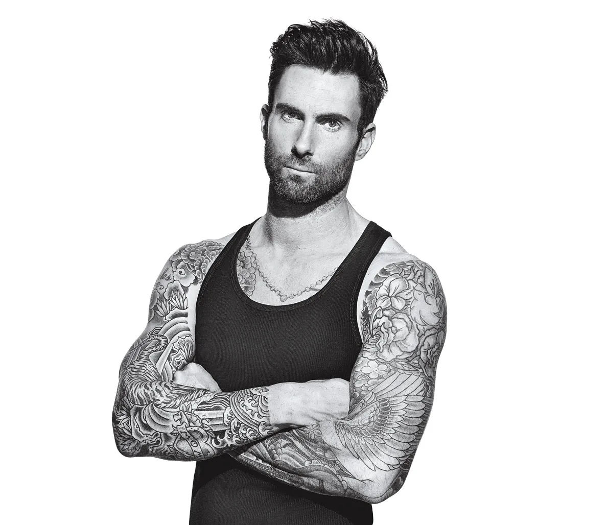 nghe si nam u 40 - adam levine - elle man