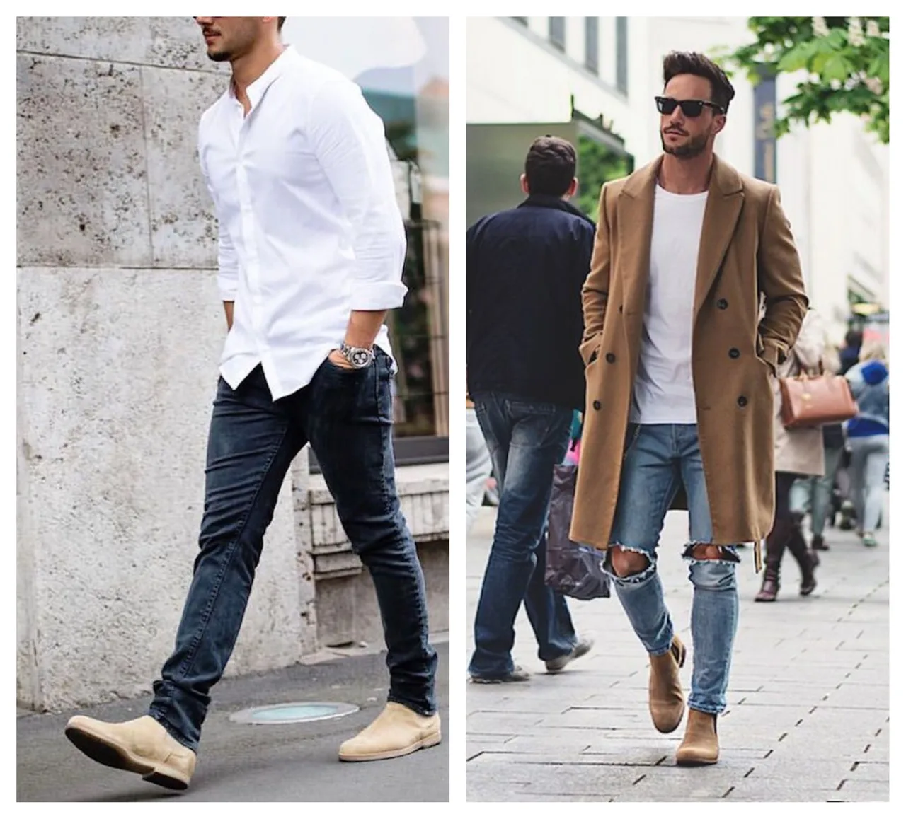 giày chelsea boots - elle man 2021