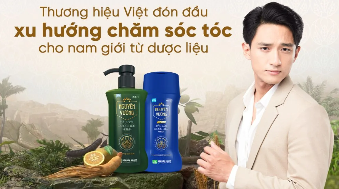Thương hiệu Việt đón đầu xu hướng chăm sóc tóc cho nam giới từ dược liệu