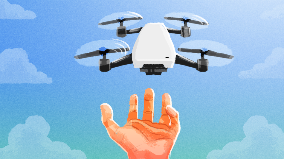 máy quay drone elle man 1