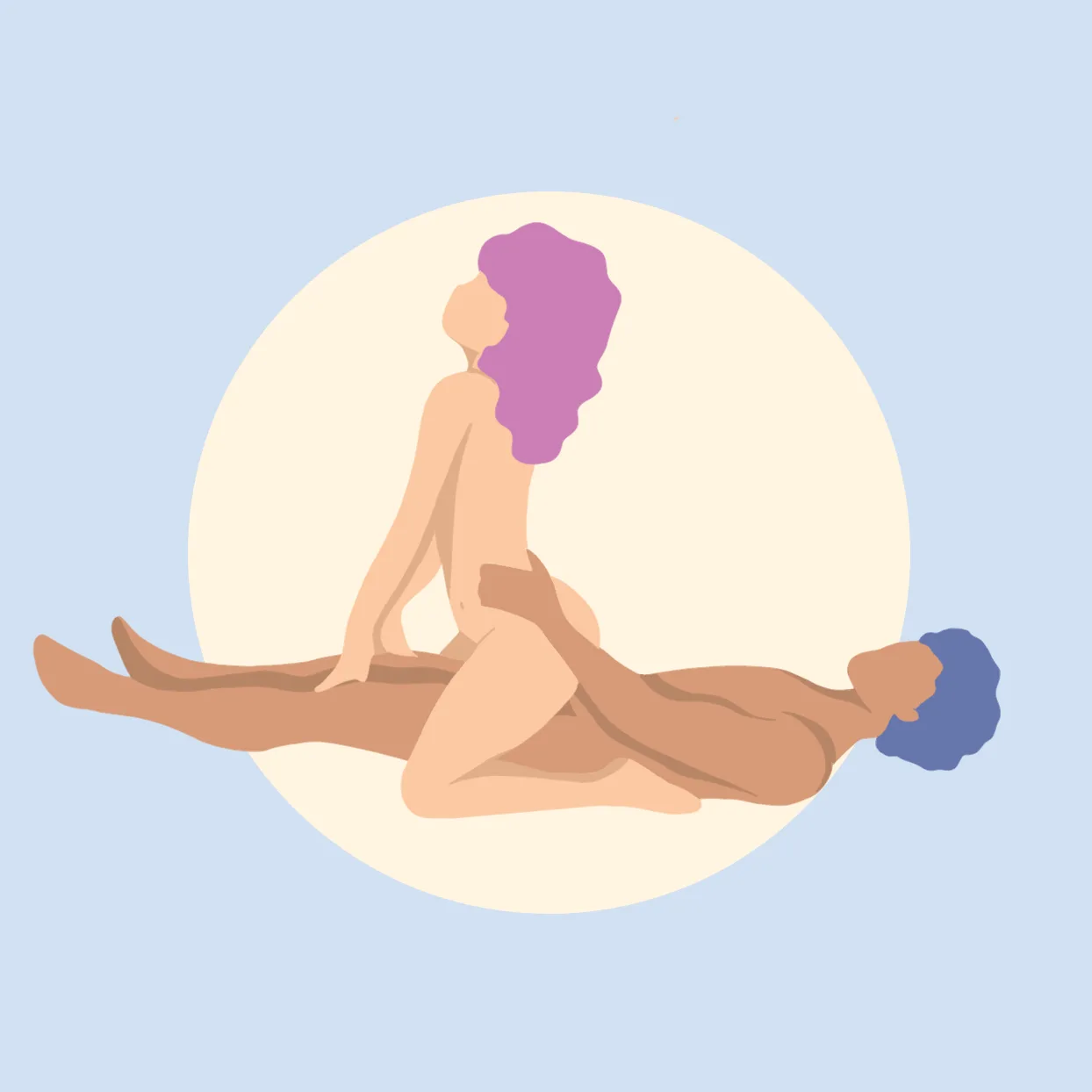 Tư thế Reverse Cowgirl.