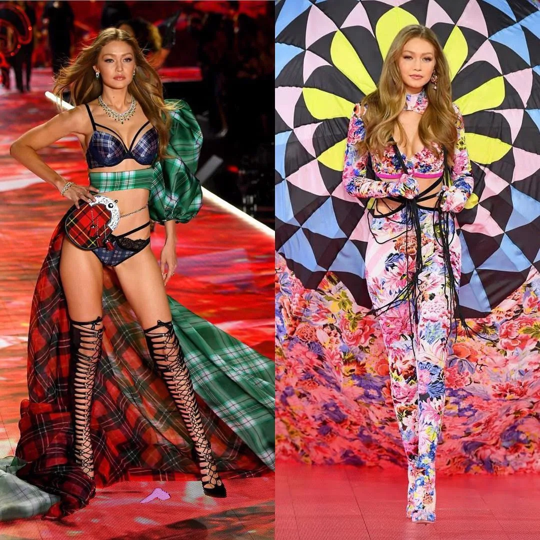 Mẹ Gigi Hadid là một ngôi sao nổi tiếng trên truyền hình thực tế Mỹ, kể từ đó giúp con gái nổi tiếng theo. Giống như Kendall, vẻ xinh đẹp và style chất của Gigi cũng làm cô được giới trẻ rất yêu thích. Thậm chí giờ đây danh tiếng của Gigi đã vượt cả mẹ mình. Cô cũng là một trong những Instagirl được fan hôm mộ VSFS đón nhận vì thần thái và cách sử lí sân khẩu tuyệt vời. Ảnh: Pinterest