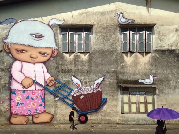 instagram hoa si tranh duong pho 2
