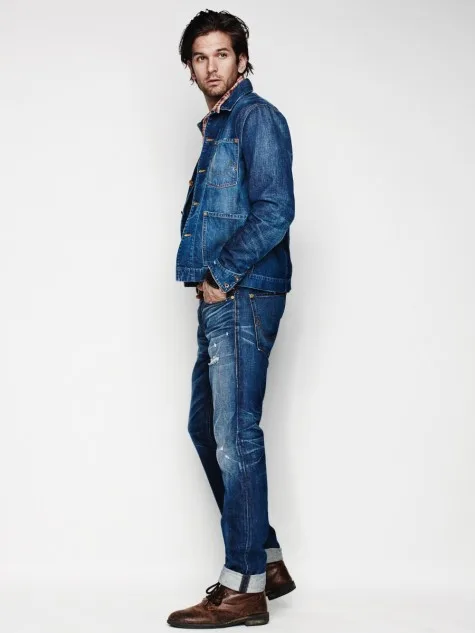 “Double denim” kết hợp giữa quần jean và denim jacket... “Double denim” kết hợp giữa quần jean và denim jacket...