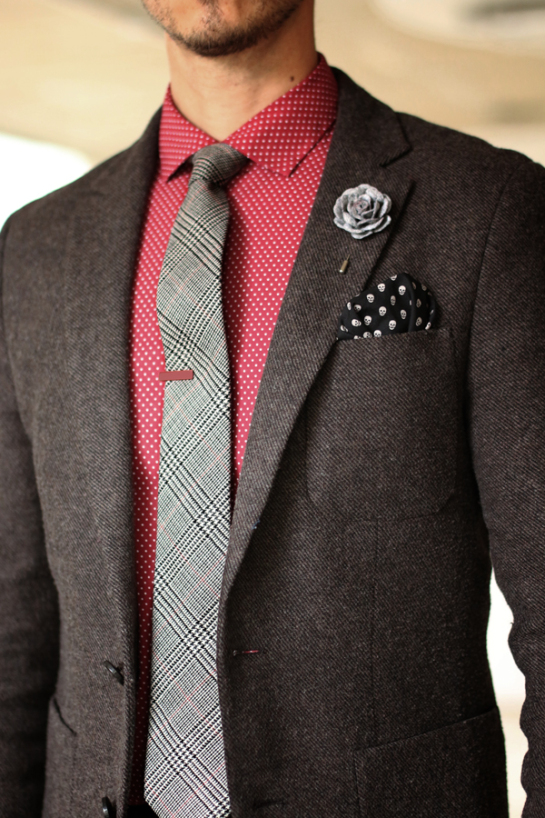 suit nam xam - suit xam va ao somi do 1 - elle man
