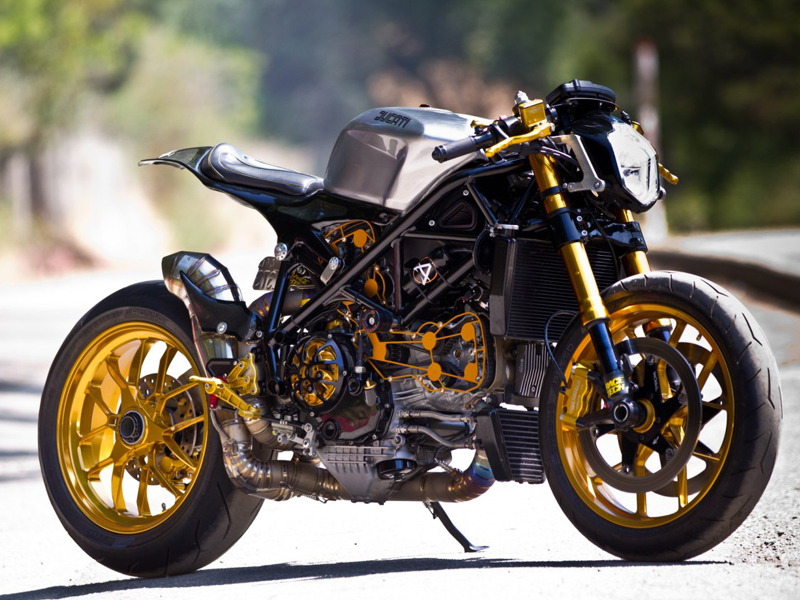 Phong cách Cafe Racer hiện đại: Ducati 1098.