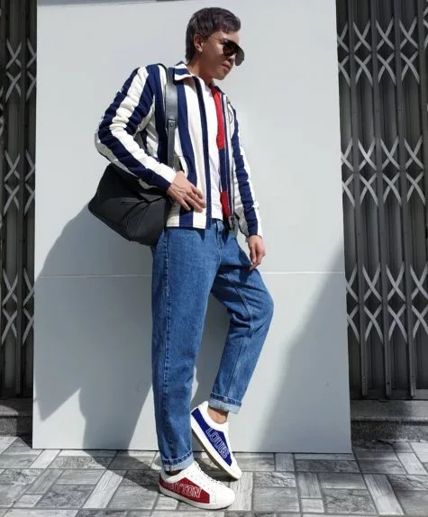 Mạch Huy thổi làn gió mới vào bảng xếp hạng thời trang sao nam trong lần đầu tiên góp mặt. ẢnH: Instagram @machdathuy