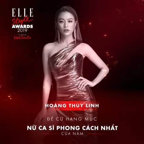 elle style awards 2019 - nữ ca sĩ Hoàng Thùy Linh
