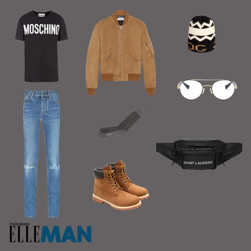 outfit 4 - phối trang phục phong cách workwear