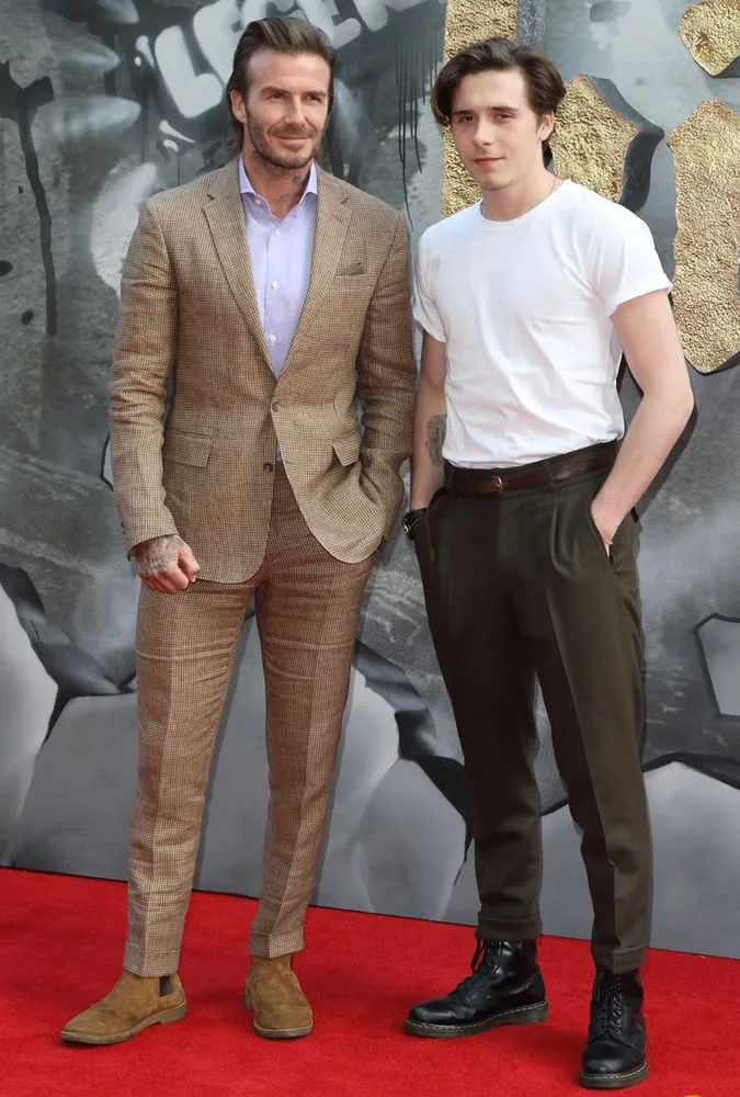 Phong cach thoi trang - elle man 3 - David beckham - Brooklyn Beckham