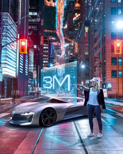 siêu xe hơi-supercar blondie và chiếc xe Renault TREZOR