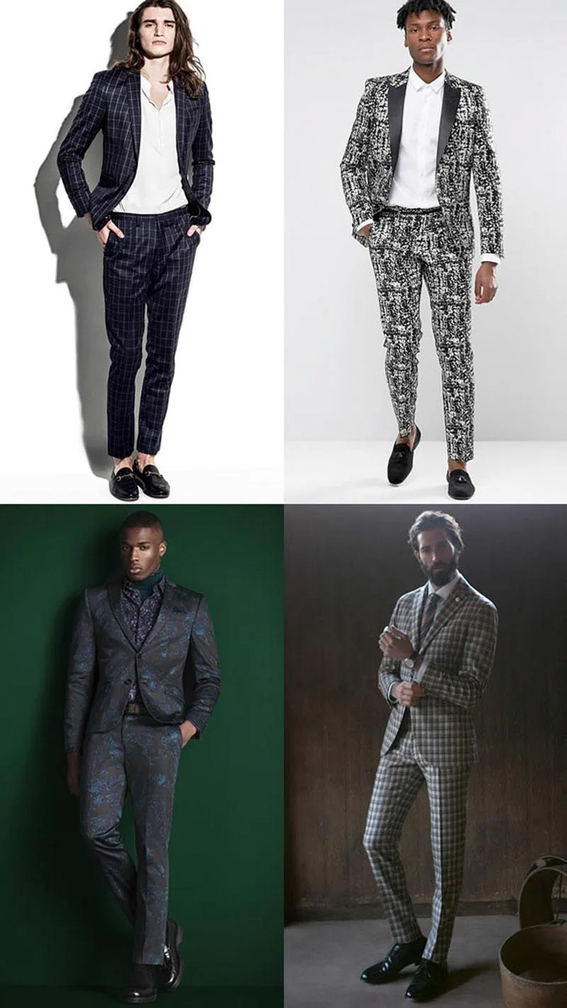 Làm thế nào để mặc những bộ suits nam hoạ tiết để trông không lố lăng?