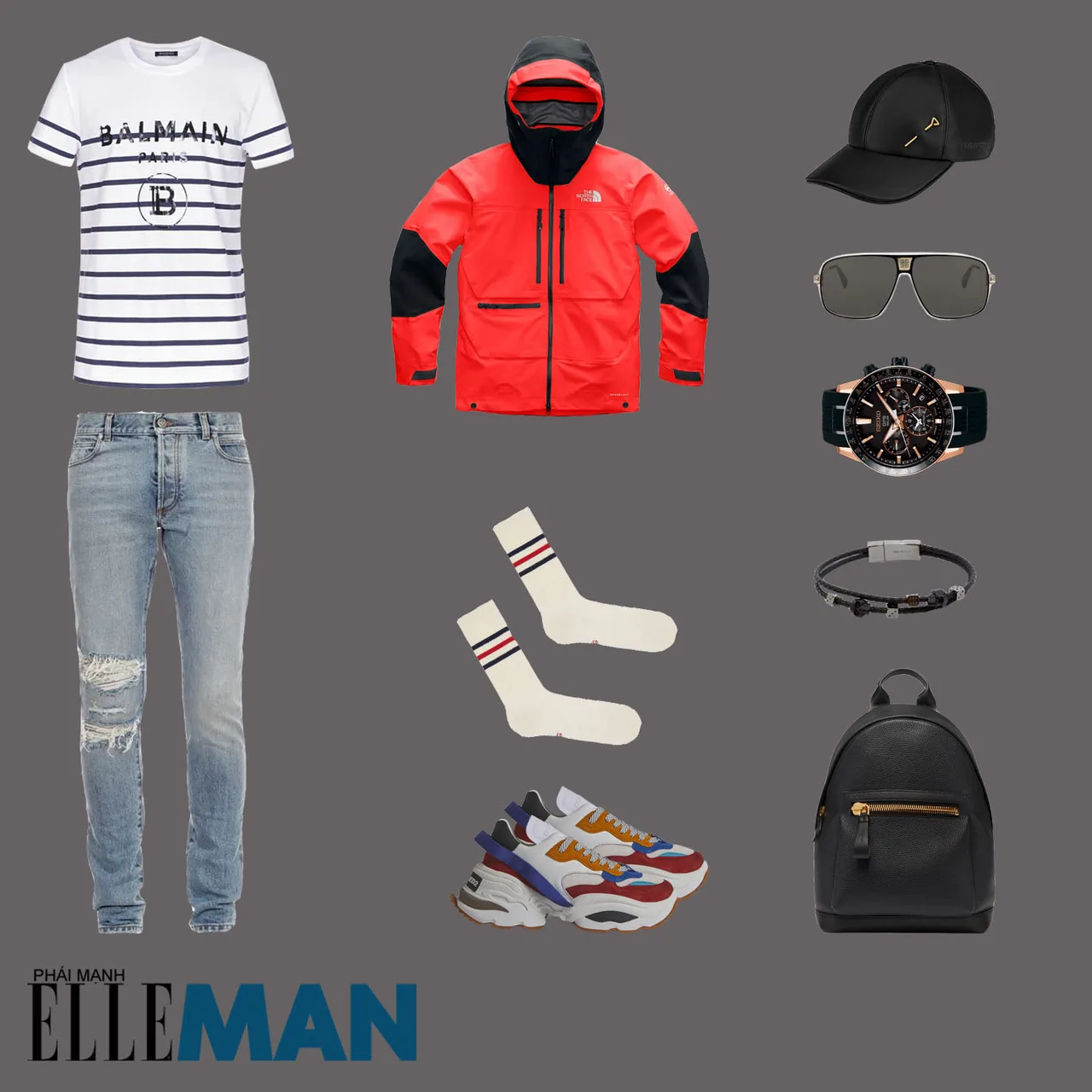outfit 1 - phối đồ mùa mưa