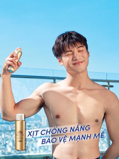 sản phẩm xịt chống nắng Anessa Perfect UV Spray - elle man 19