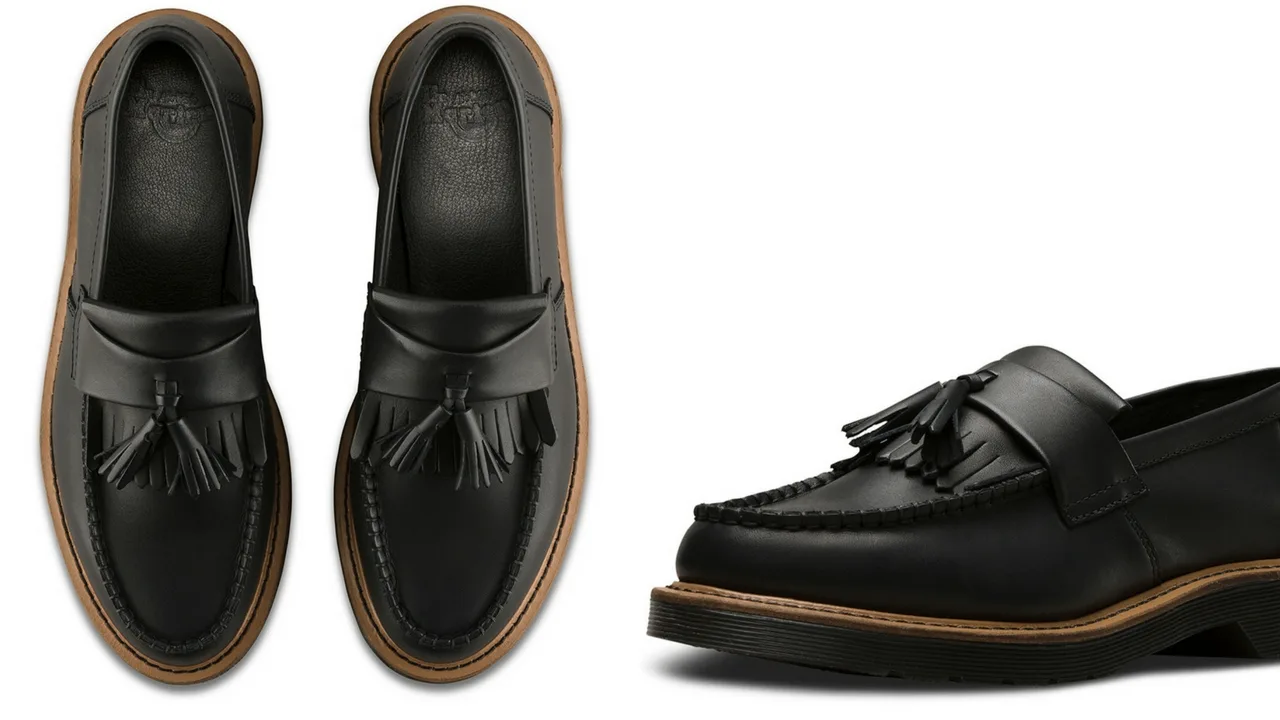 12 thuong hieu giay loafer nam Dr Martens ADRIAN TEMPERLEY GBP 140 - elle man