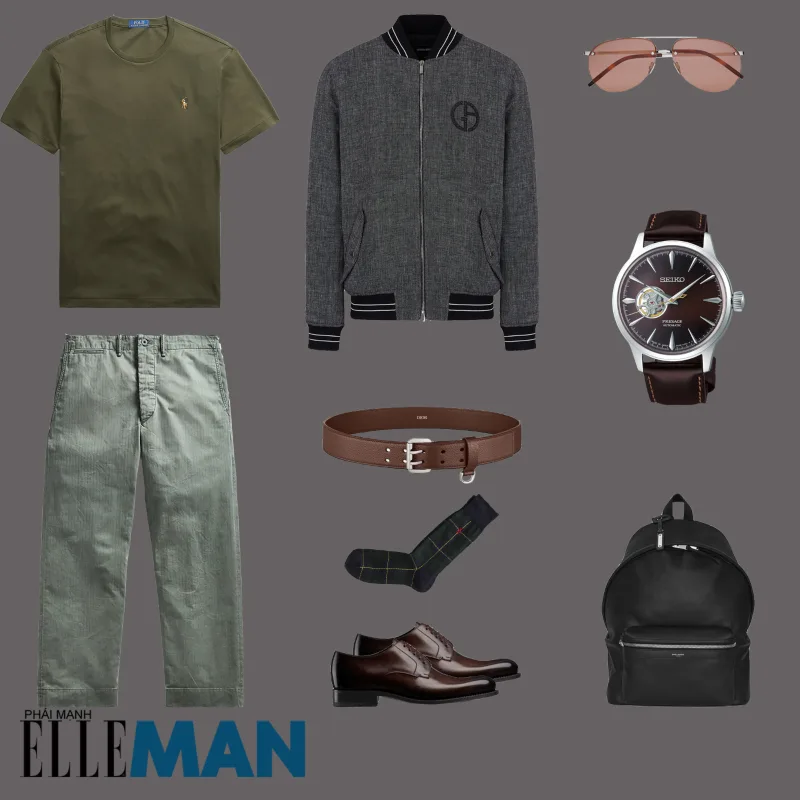 outfit 1 - phoi do phong cach dark academia
