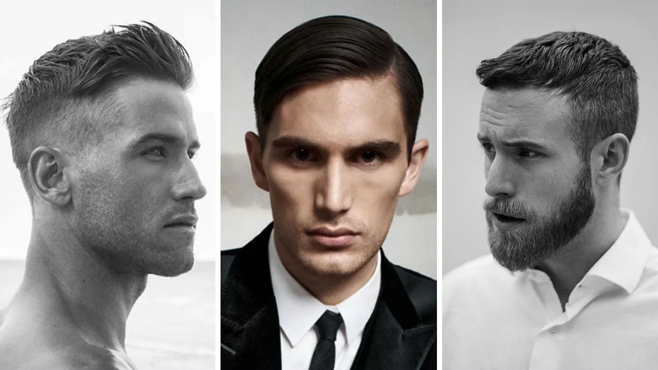 Slick Back - Slide Parting - French Crop. Ảnh: Medium Hair Styles Ideas, Pinterest, Men and Women Hairstyles Gallery