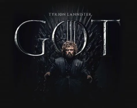 trò chơi vương quyên tyrion lannister ngồi trên ngai sắt của trò chơi vường quyền