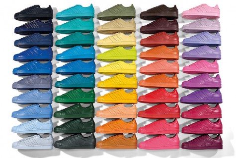Giày thể thao nam đẹp Adidas x Pharrell Supercolor Giày thể thao nam đẹp Adidas x Pharrell Supercolor