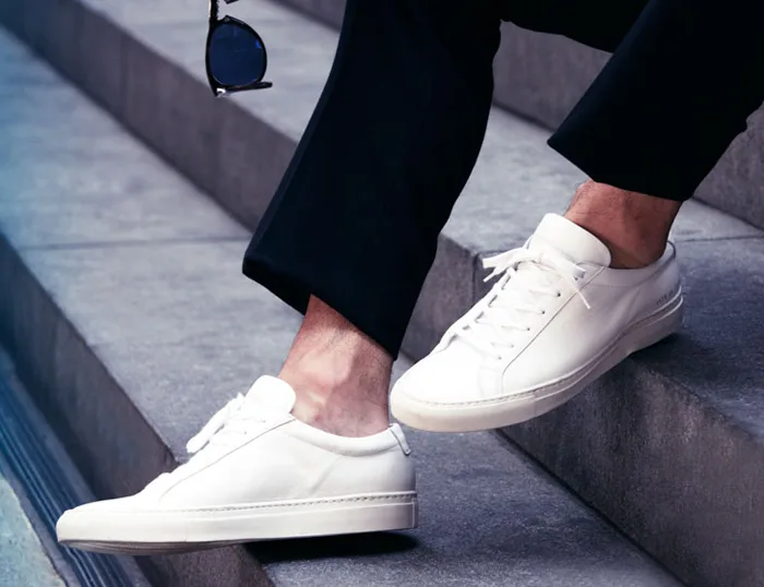 5 kieu giay the thao - all-white -Common Projects Original Achilles low - elle man
