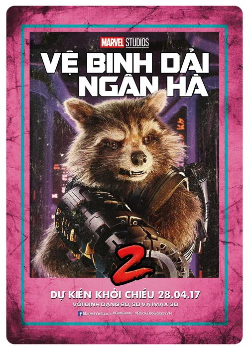 Rocket Raccoon (Bradley Cooper) - ve binh dai ngan ha - elle man
