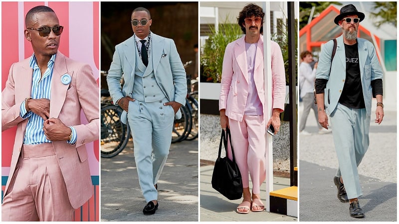Màu sắc pastel sắc màu tràn ngập sự kiện Pitti Uôm 2019