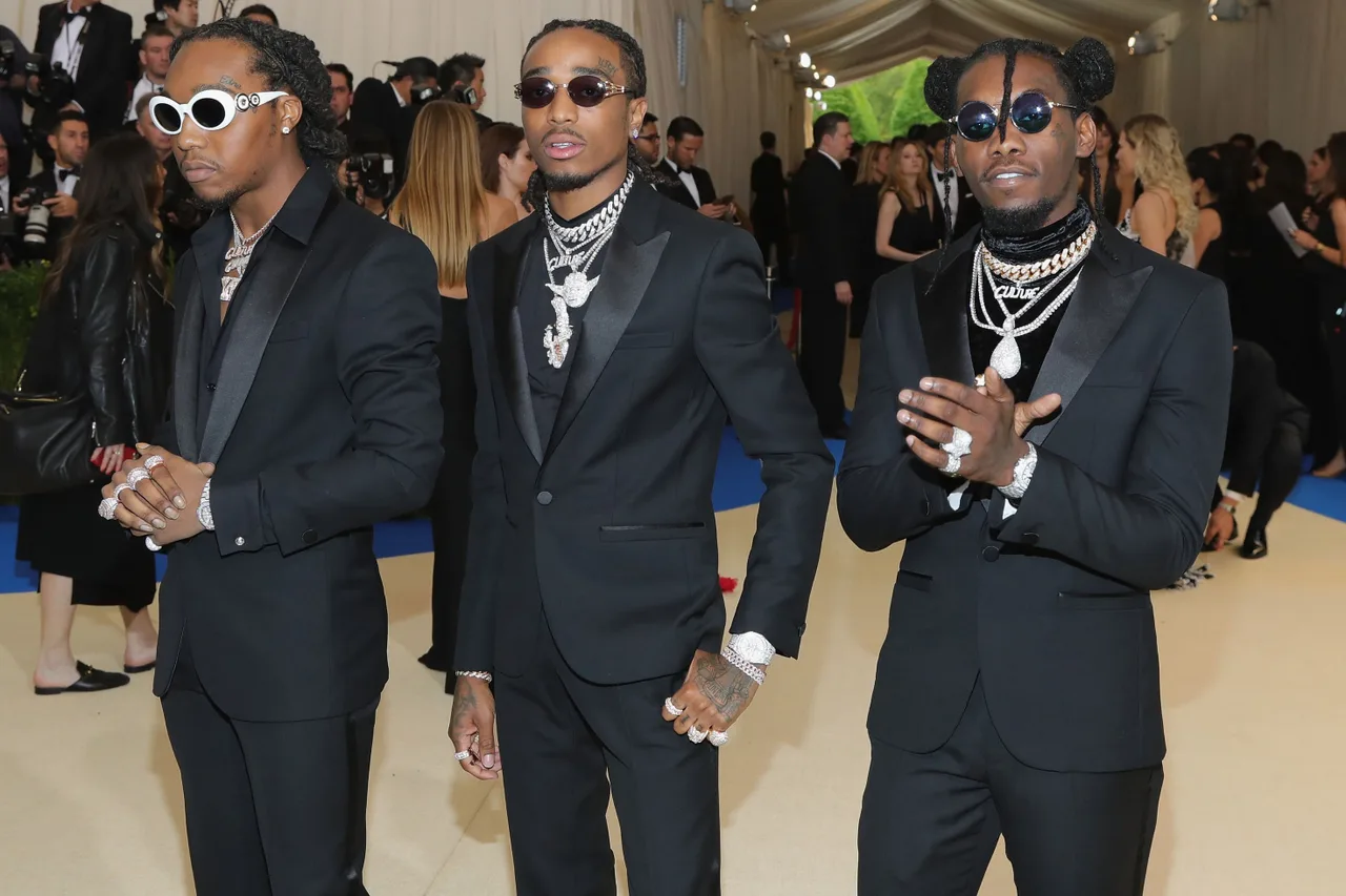 phong cach thoi trang met gala - migos - elle man
