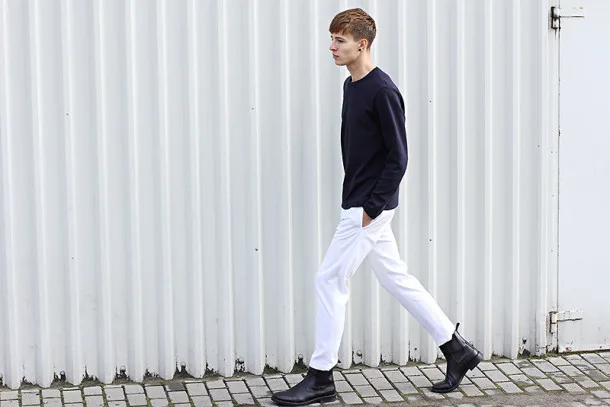Tip mặc quần jeans đẹp cho những chàng chân ngắn