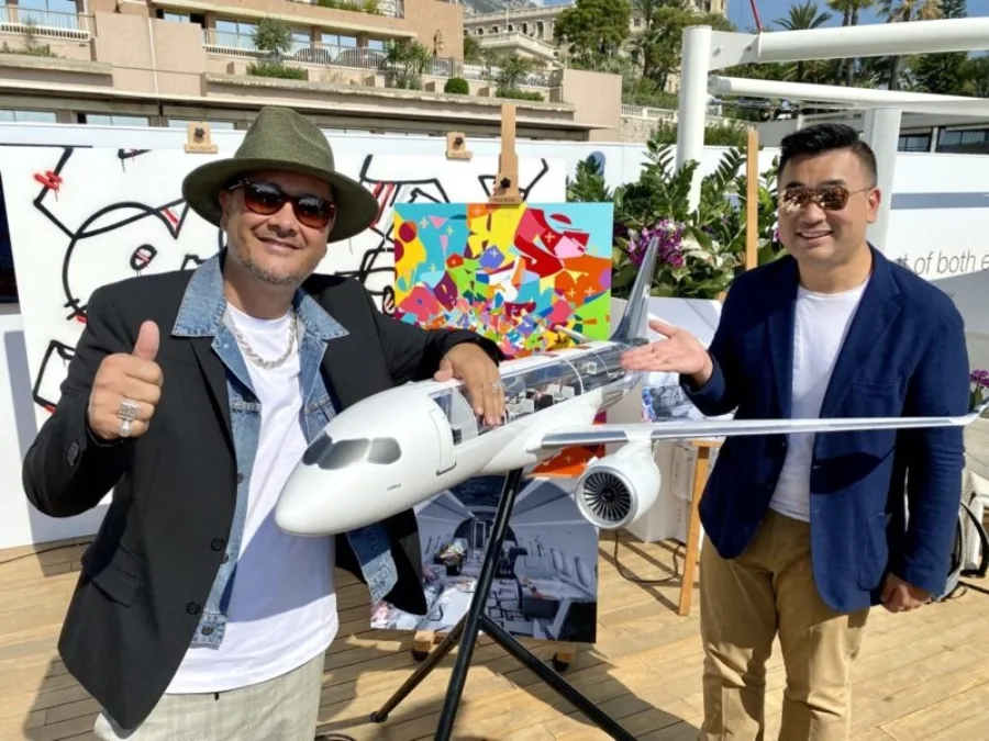 cyril kongo vẽ máy bay cho airbus