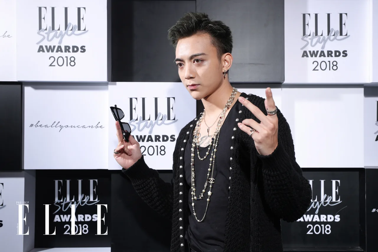 Soobin Hoàng Sơn tại lễ trao giải ELLE Style Awards 2018