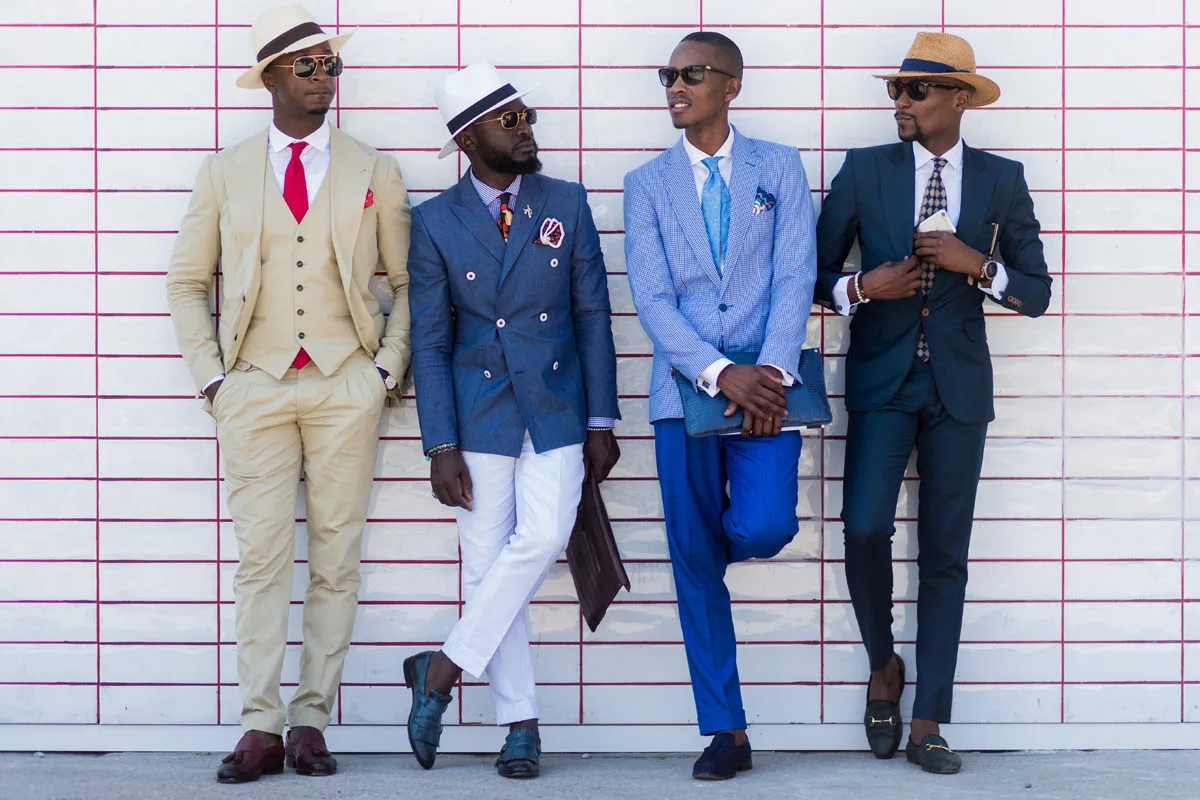 Đa dạng thời trang suits tại Pitti: một hàng khuy, hai hàng khuy, hai mảnh và ba mảnh. 