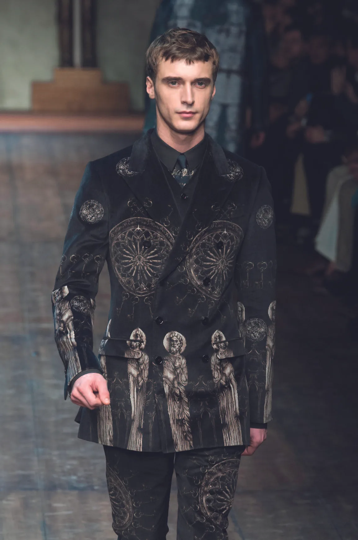 Áo khoác thời trang cho nam in họa tiết của Dolce & Gabbana Áo khoác thời trang cho nam in họa tiết của Dolce & Gabbana