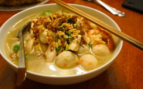 Kway Tiao của người gốc Phúc Kiến và của người Singapore.