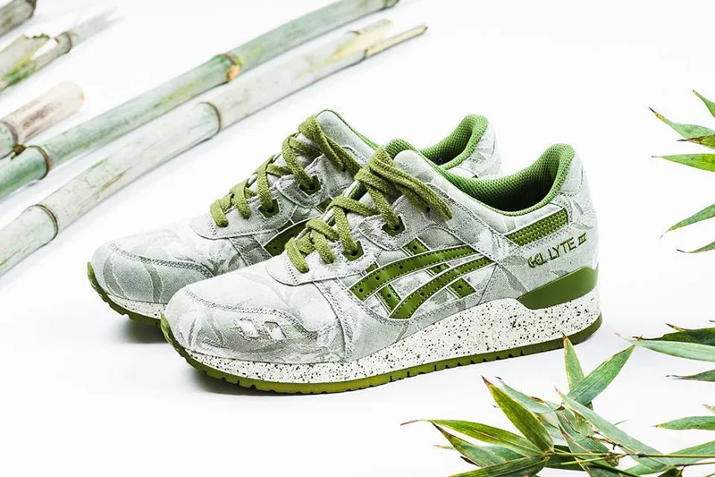 phong cach thoi trang hoa tiet in He 2016 - accessories Asics Gel Lyte III Bamboo - elleman