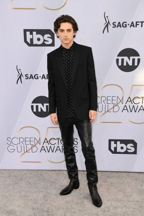 Timothée Chalamet thanh lịch, hiện đại trong thiết kế của Celine. Ảnh: GQ