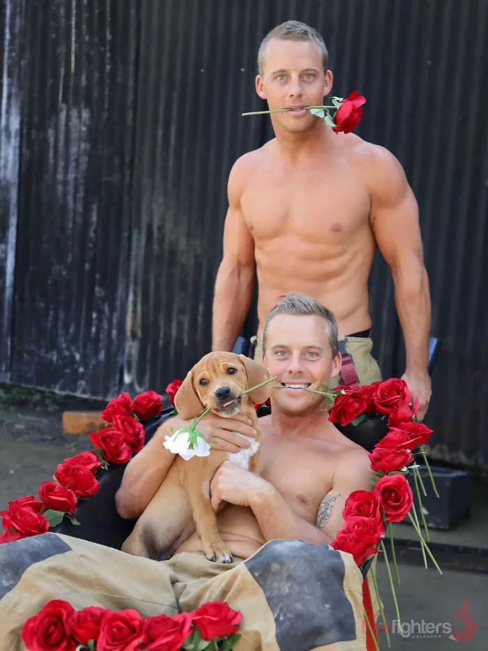 linh cuu hoa - australian firefighter calender 2019 - elle man 46
