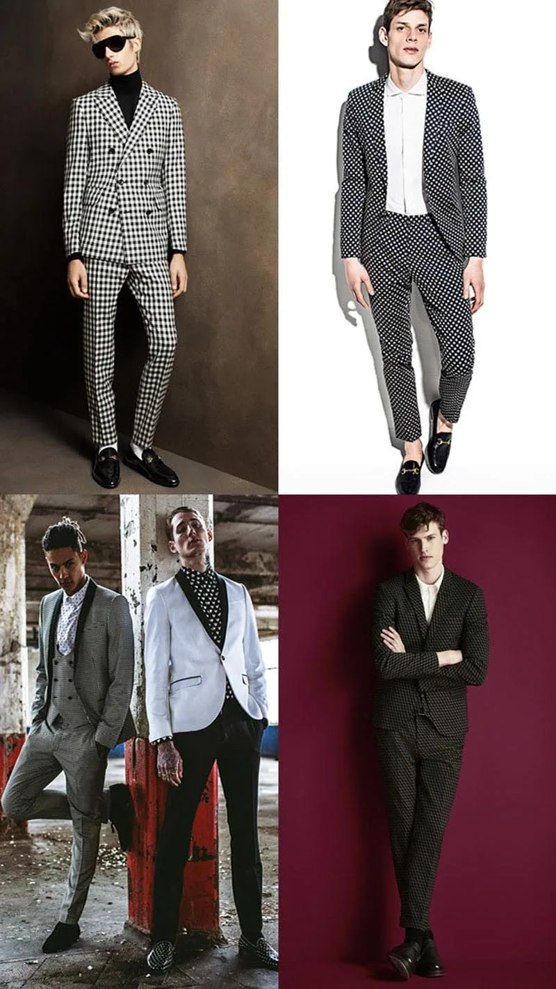 Làm thế nào để mặc những bộ suits nam hoạ tiết để trông không lố lăng?
