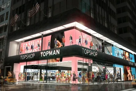 Top shop-Top man là thương hiệu nổi tiếng của Anh