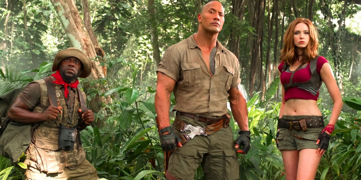 Hình tượng hài hước, The Rock và đồng đội của mình đã biến "Jumanji: Welcome to the Jungle" thành bom tân cuối năm nay.