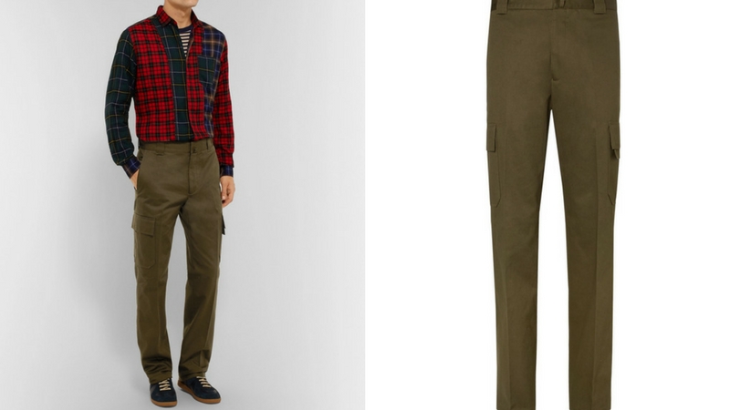quần dài nam - quần cargo lanvin 1.1 - elle man