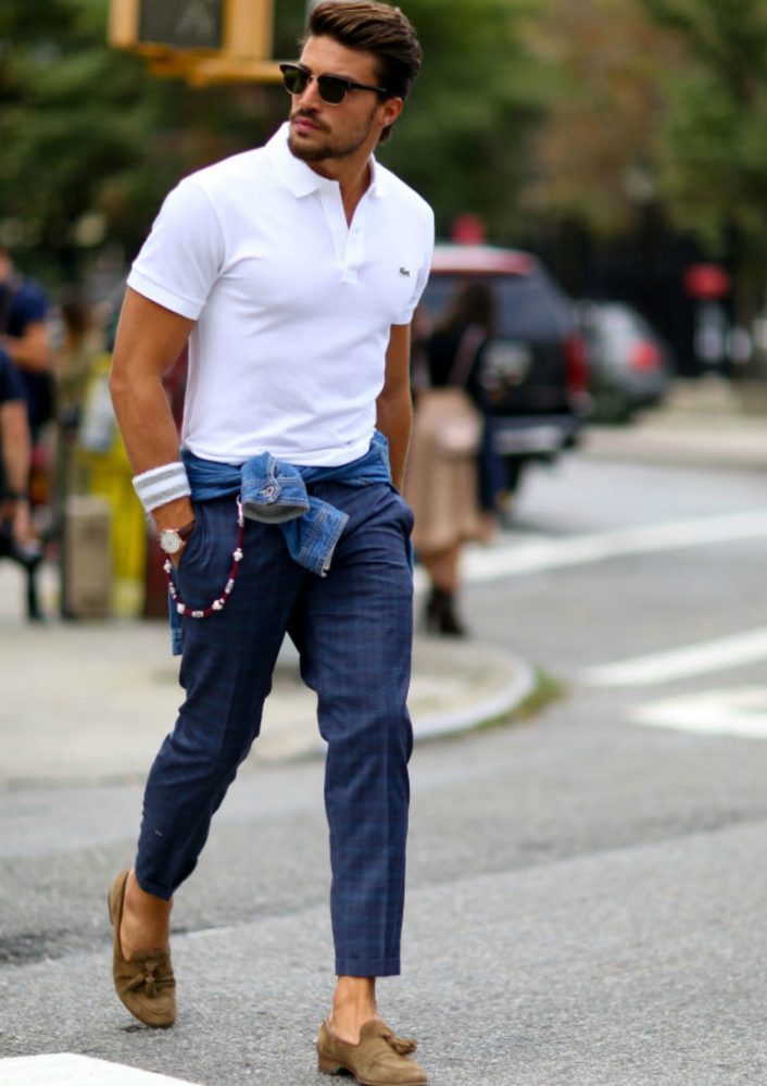 thời trang mua hè - áo polo source he spoke style - elle man 2