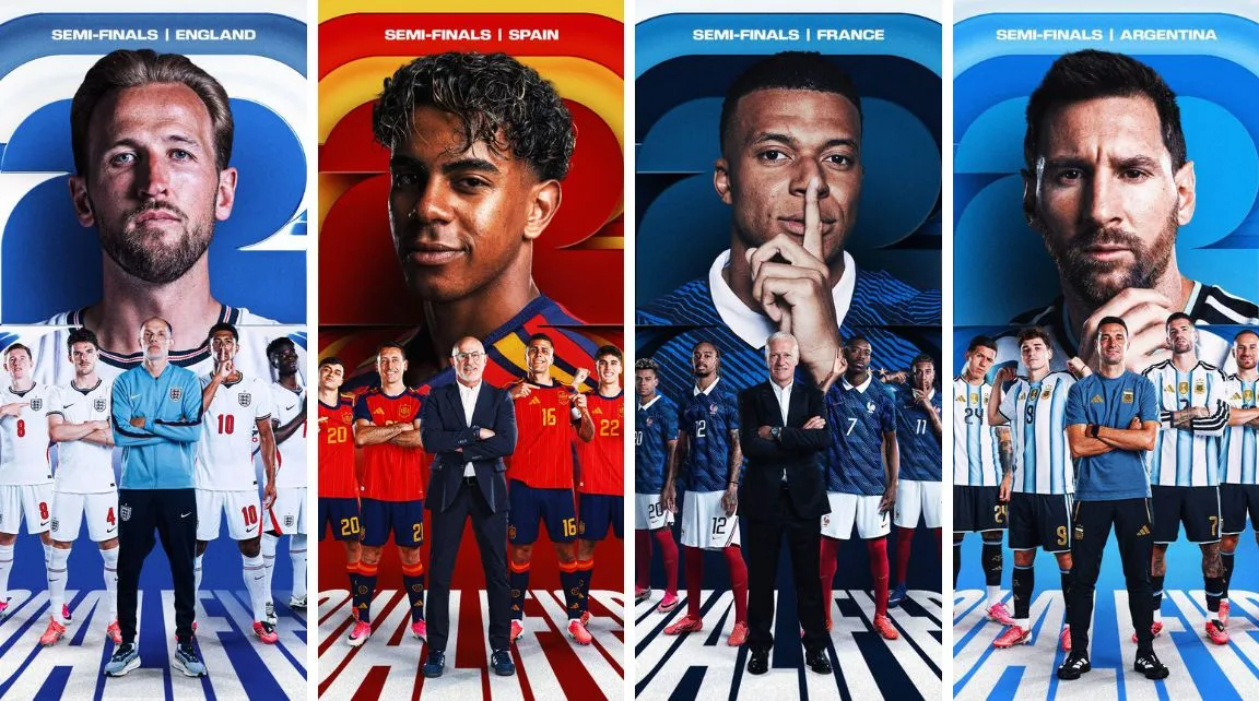 Bán kết World Cup 2026: Giải mã sức mạnh top 4 đội đua vô địch