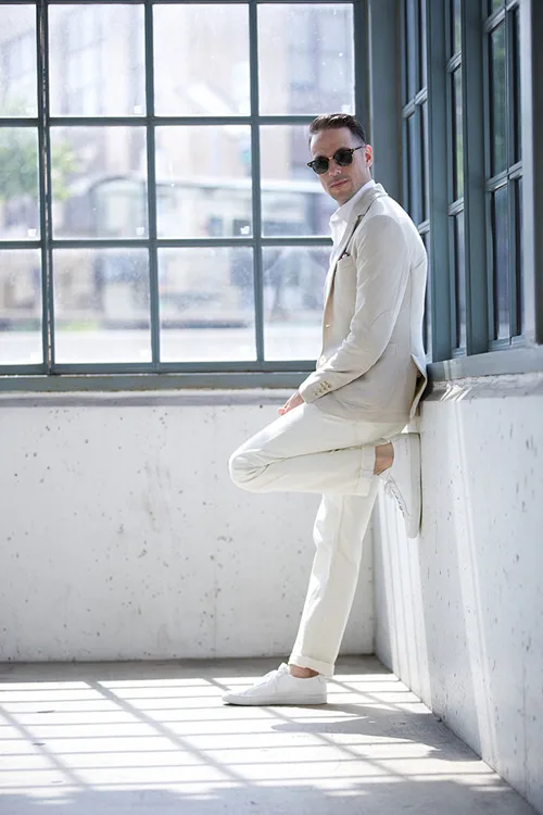 quan jeans nam - jeans trang - elle man 5