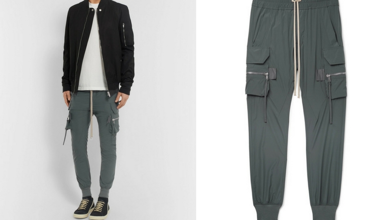 quần dài nam - quần cargo rick owens 1.1 - elle man